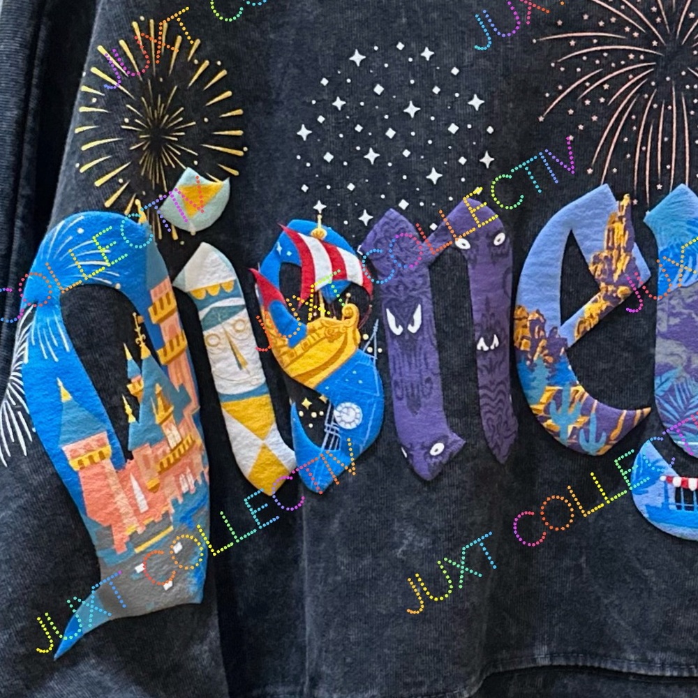 Disney Parks Disneyland Attractions Gray Spirit Jersey - Picture 4 of 8